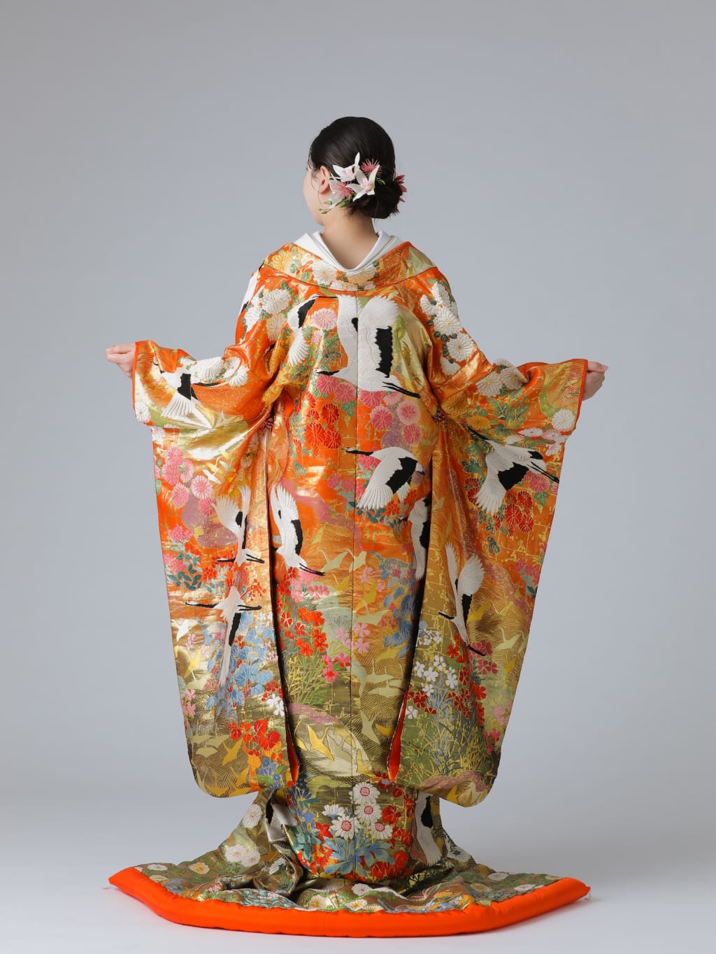 撫子 小菊 舞鶴 / 朱赤