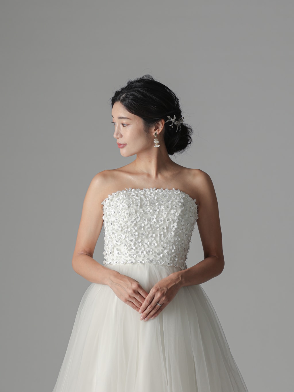 小花チュールプリンセス | デコルテフォトグラフィー | 前撮り・フォトウェディング