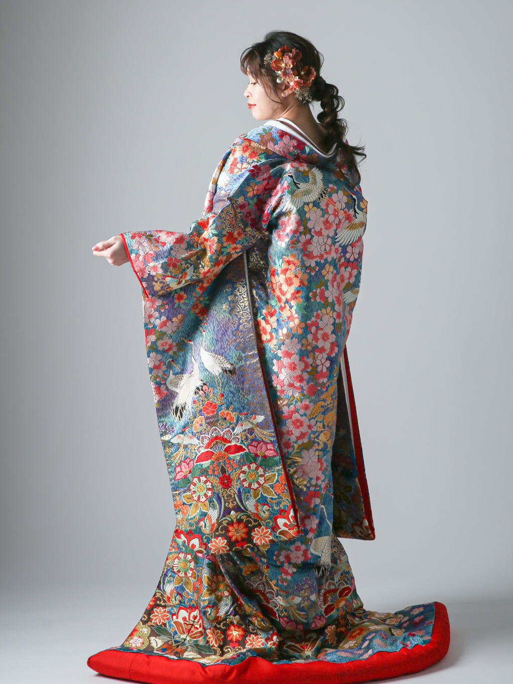 鶴 桜 | デコルテフォトグラフィー | 前撮り・フォトウェディング