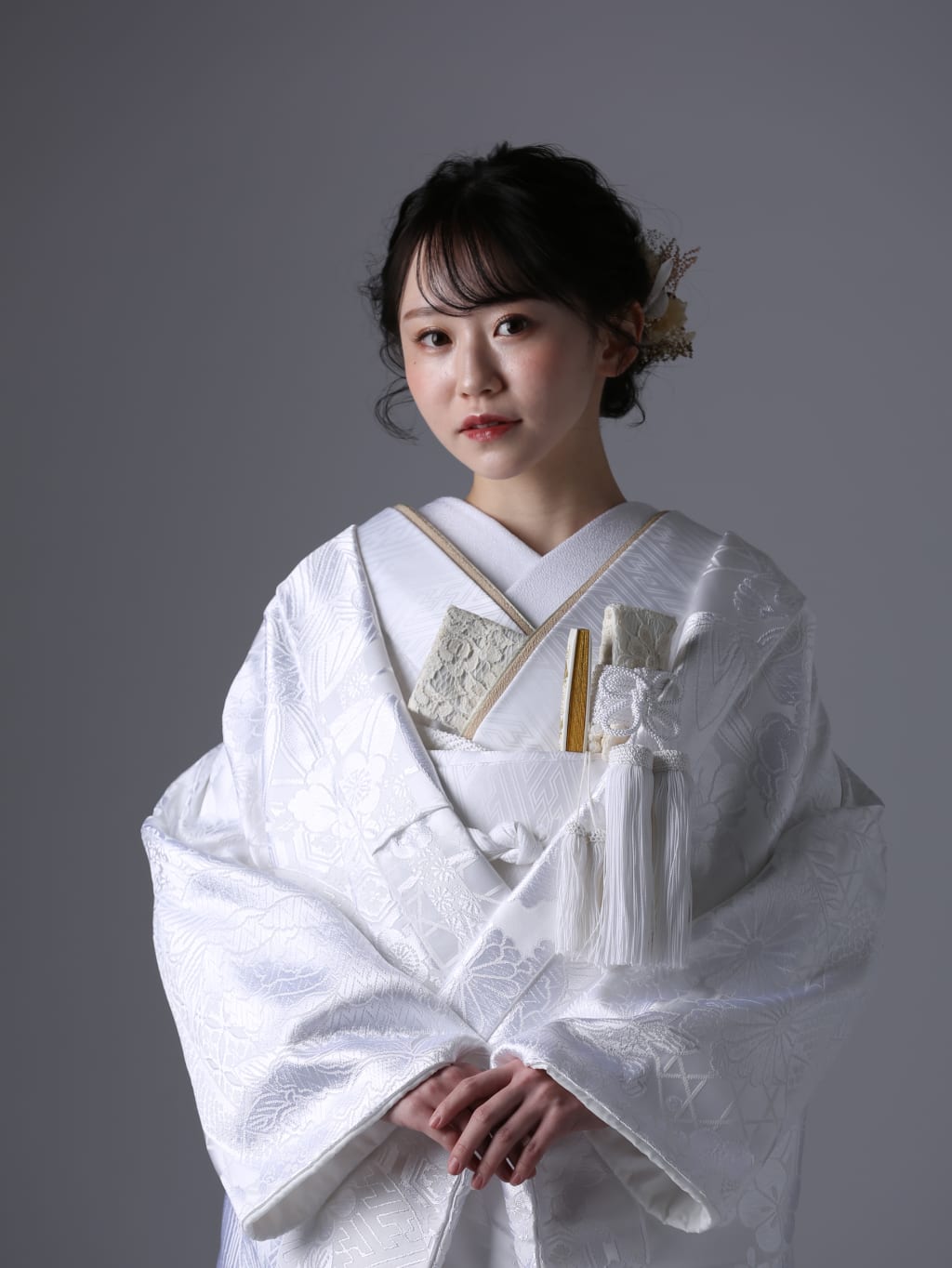 まりに扇面 | デコルテフォトグラフィー | 前撮り・フォトウェディング