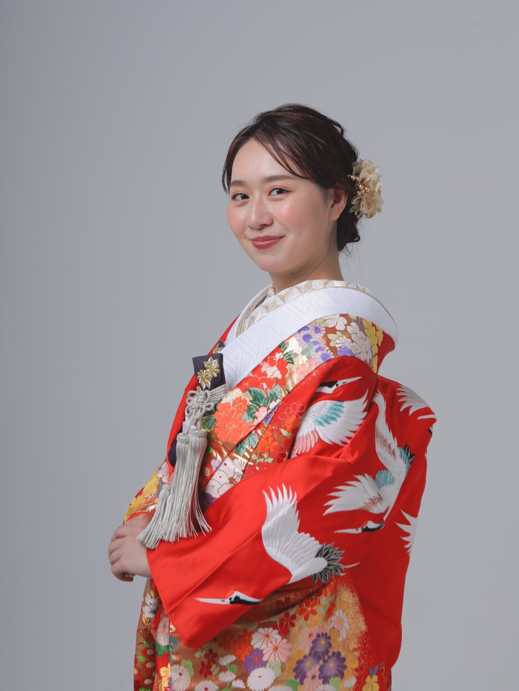 流華戯れ鶴IU01197