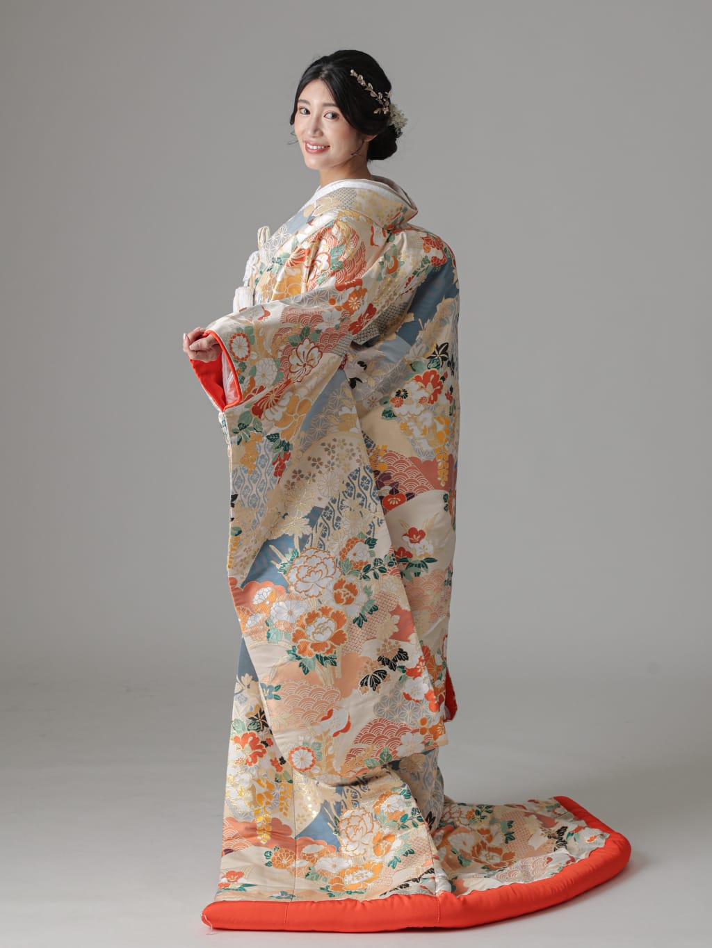 慶長花比べ / クリーム | デコルテフォトグラフィー | 前撮り・フォトウェディング