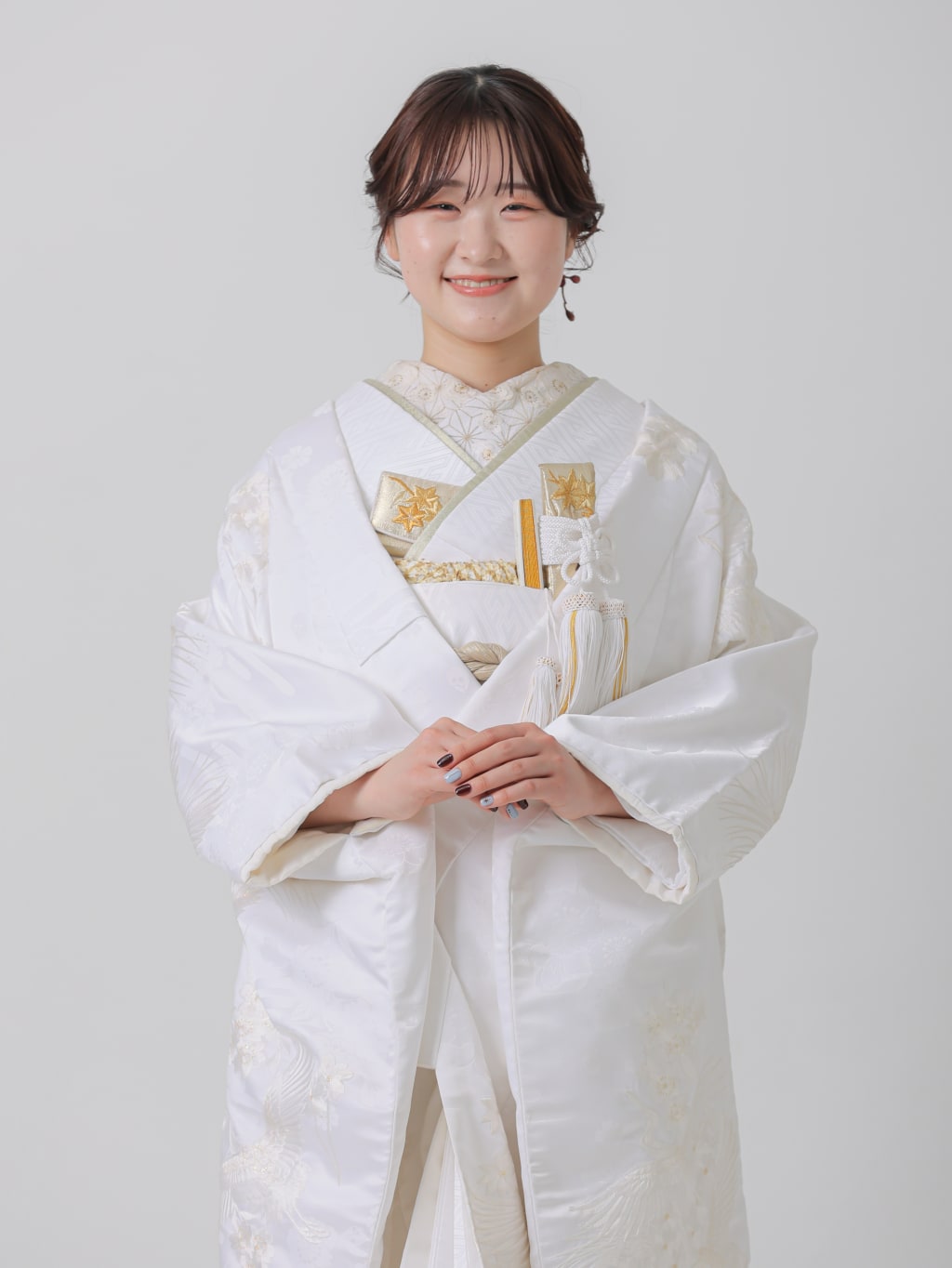 二羽鶴　枝垂桜 | デコルテフォトグラフィー | 前撮り・フォトウェディング