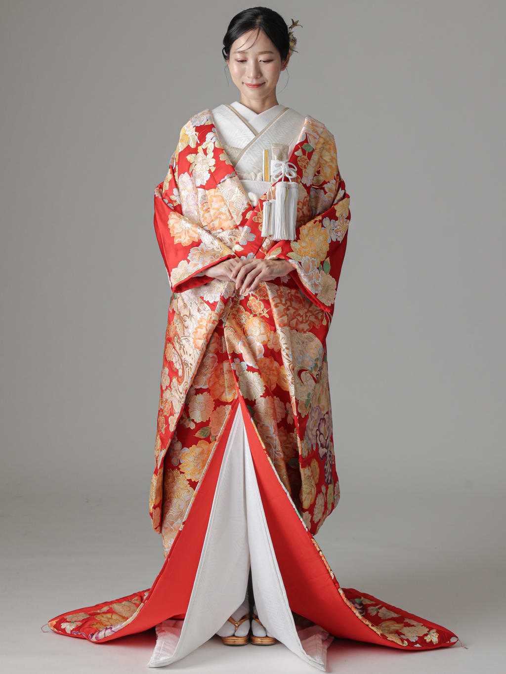 風花雪月 / レッド | デコルテフォトグラフィー | 前撮り・フォトウェディング