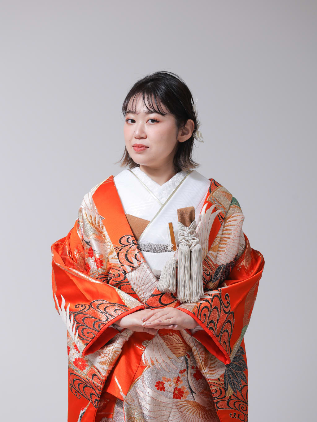 鶴松流水扇 | デコルテフォトグラフィー | 前撮り・フォトウェディング