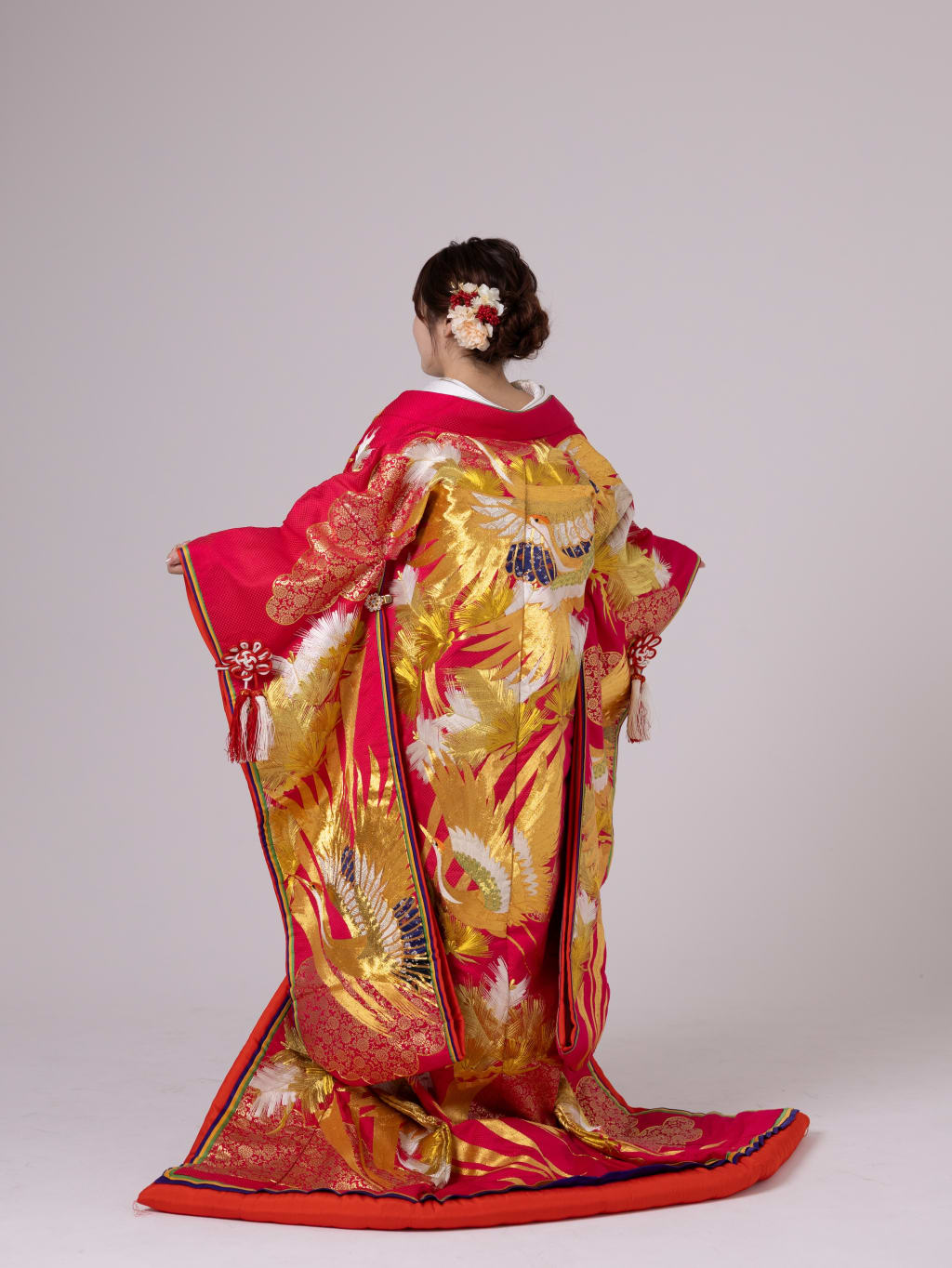 八重重ね 金鶴 針松IU00921 | デコルテフォトグラフィー | 前撮り・フォトウェディング