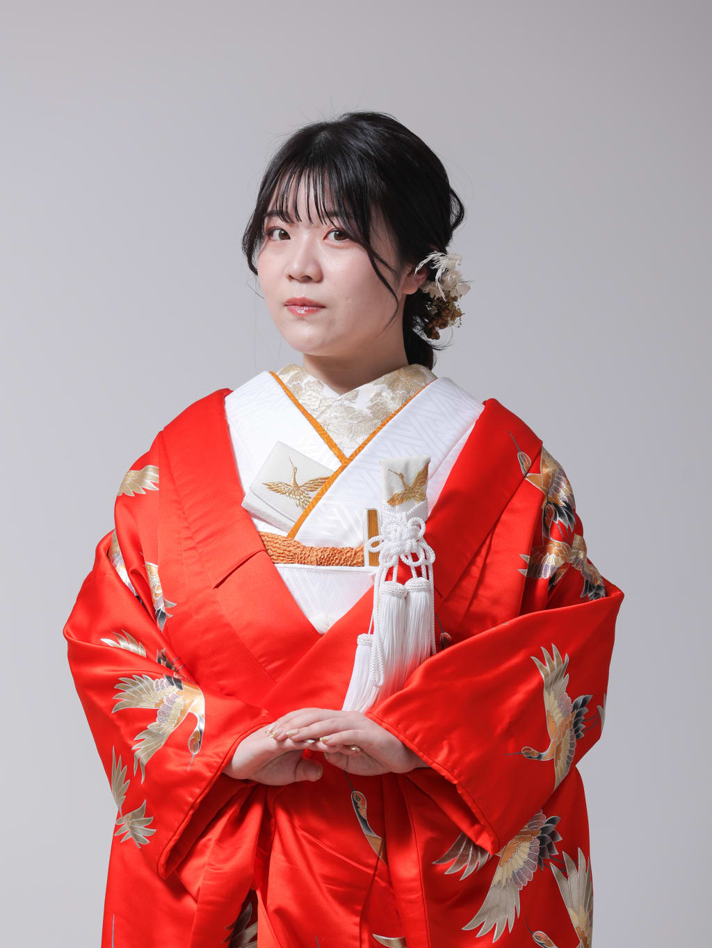 金箔友禅群鶴 | デコルテフォトグラフィー | 前撮り・フォトウェディング