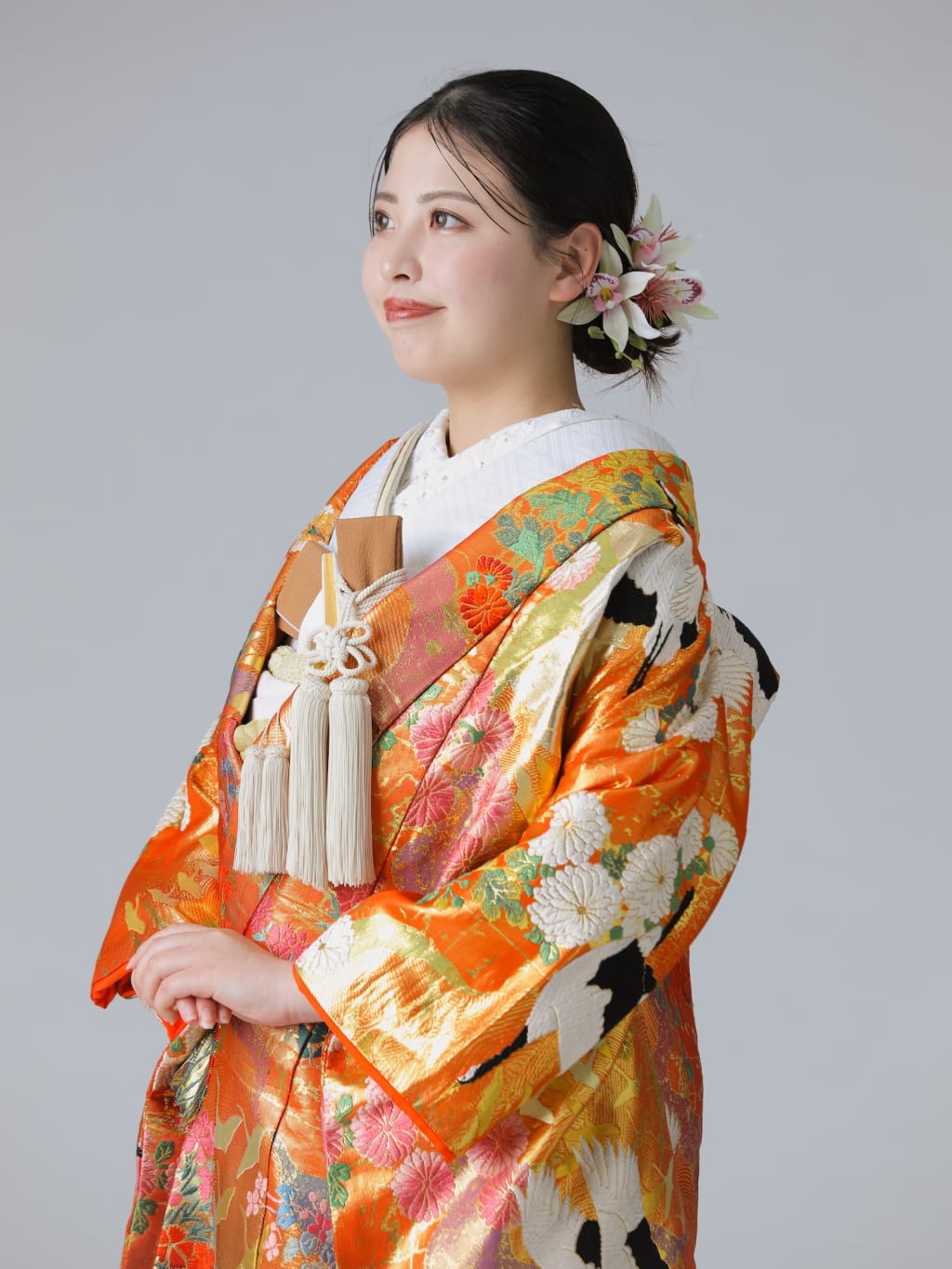 撫子 小菊 舞鶴 / 朱赤