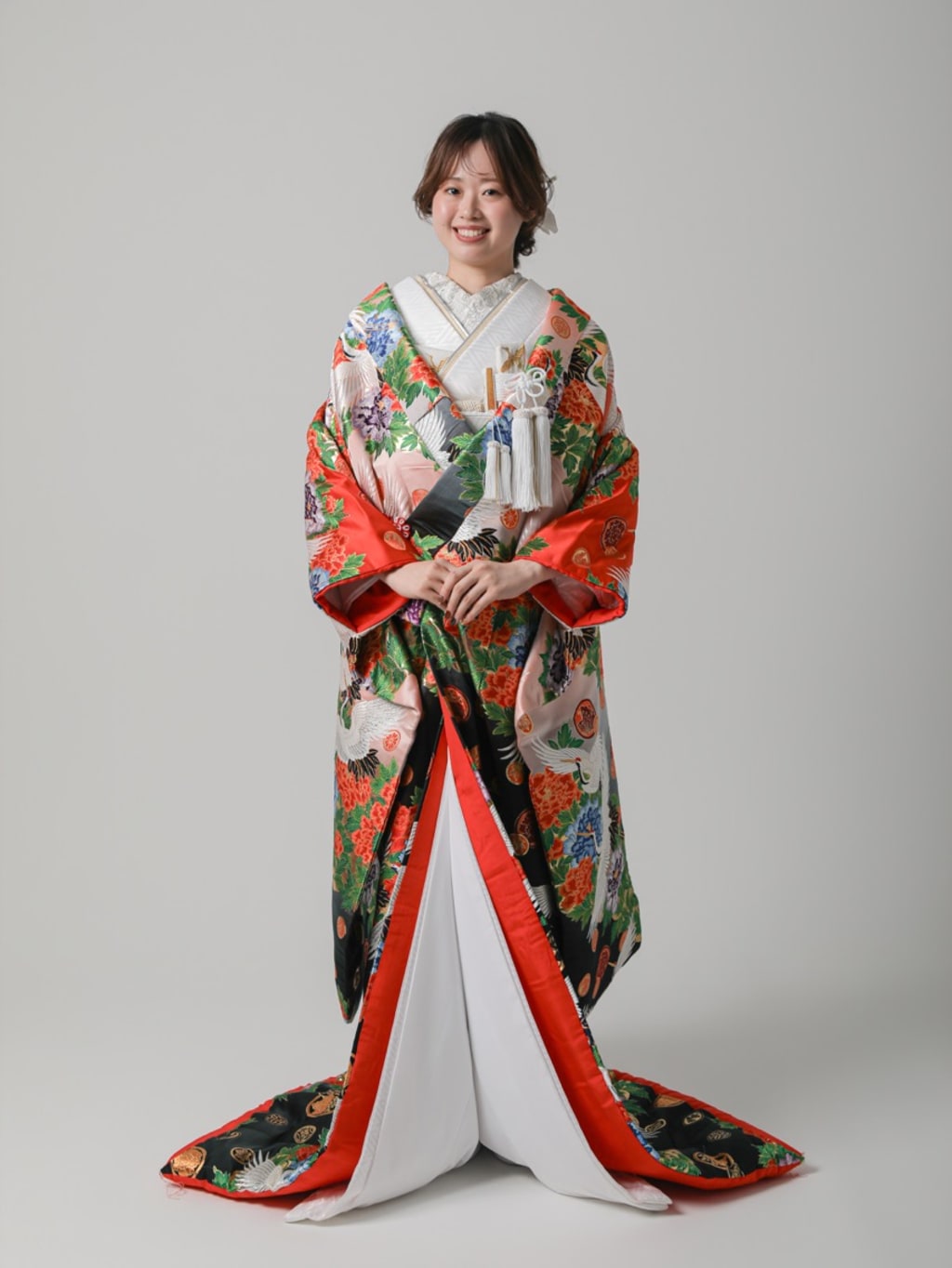 鶴　芍薬