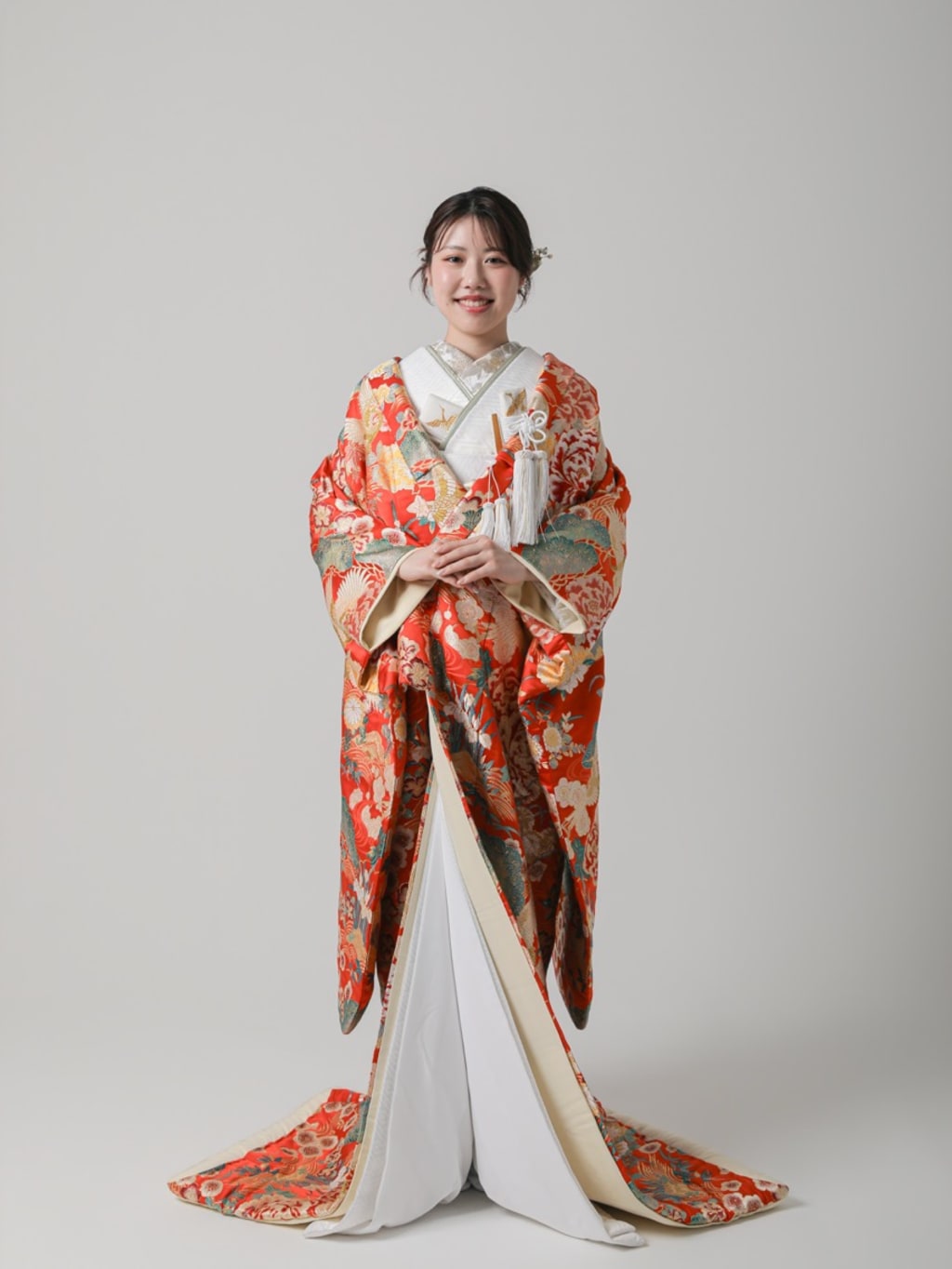 松　鶴　四季花