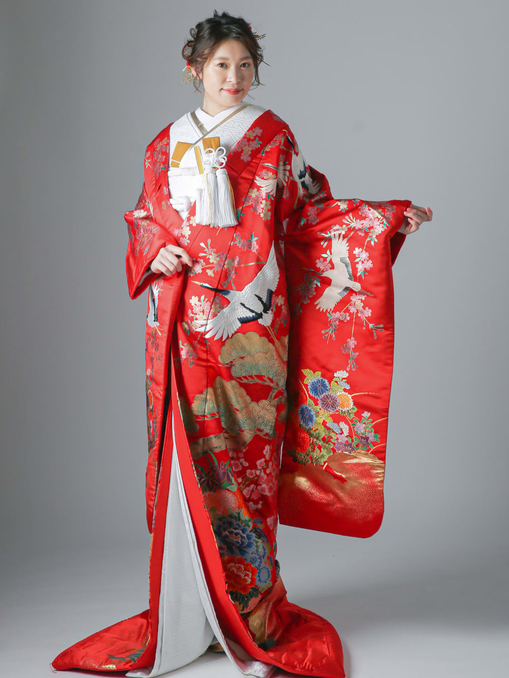 鶴 松 牡丹 菊 菖蒲 | デコルテフォトグラフィー | 前撮り・フォト