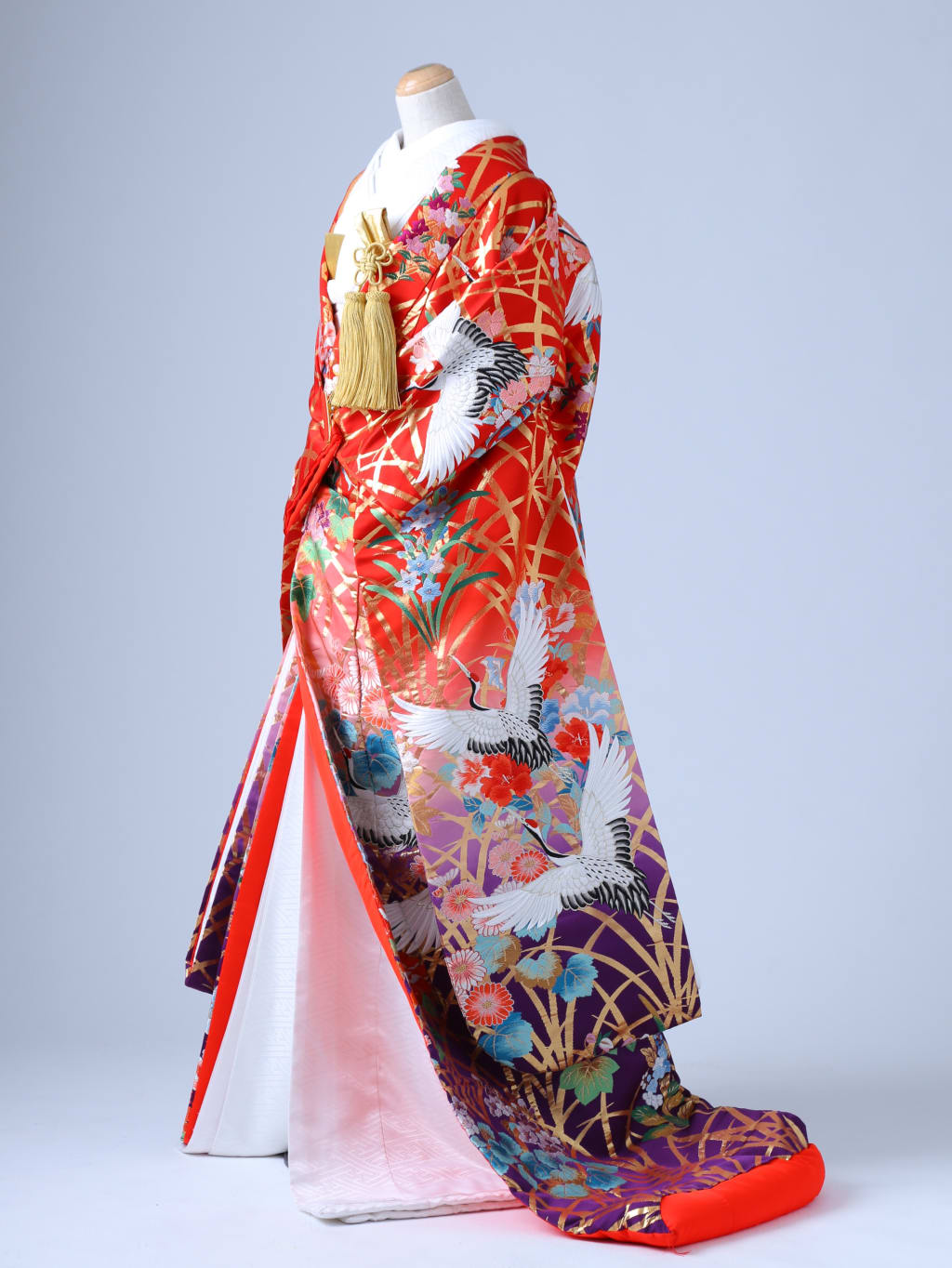 赤　紫ぼかし＿鎌倉 | デコルテフォトグラフィー | 前撮り・フォトウェディング