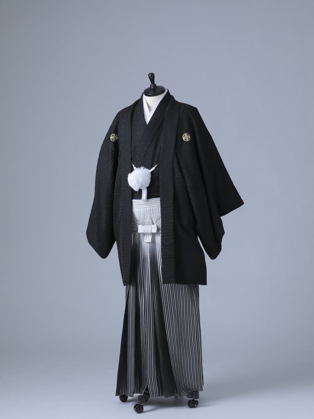 正絹黒×光沢シルバーグラデーション＿大宮店 | デコルテフォトグラフィー | 前撮り・フォトウェディング