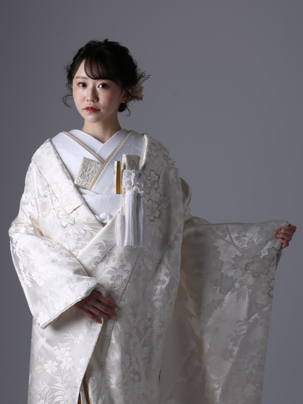 金糸 桜 小鳥 | スタジオAQUA 立川店 | 前撮り・フォトウェディング