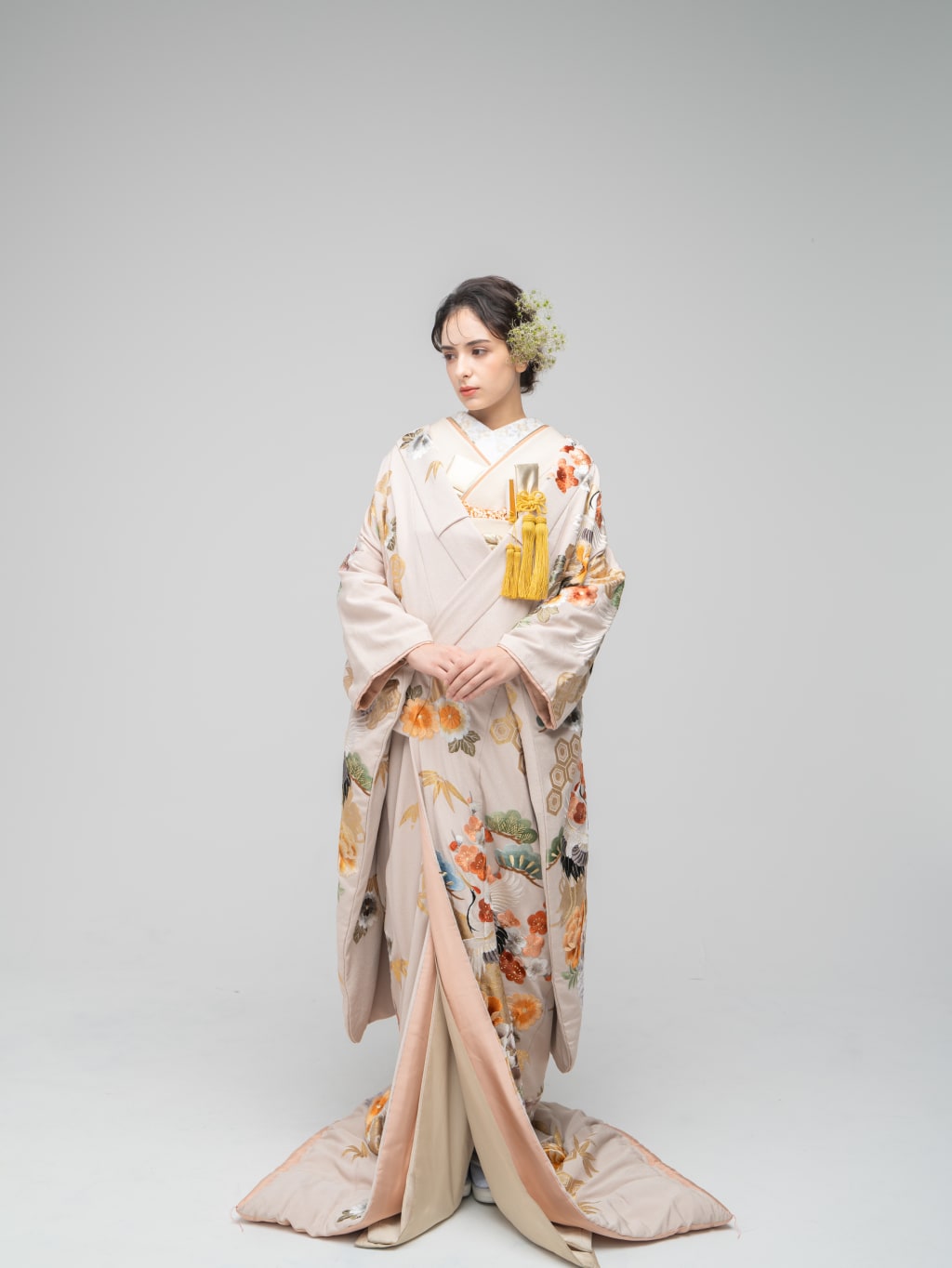 飛翔流水水割付文様 | デコルテフォトグラフィー | 前撮り・フォトウェディング