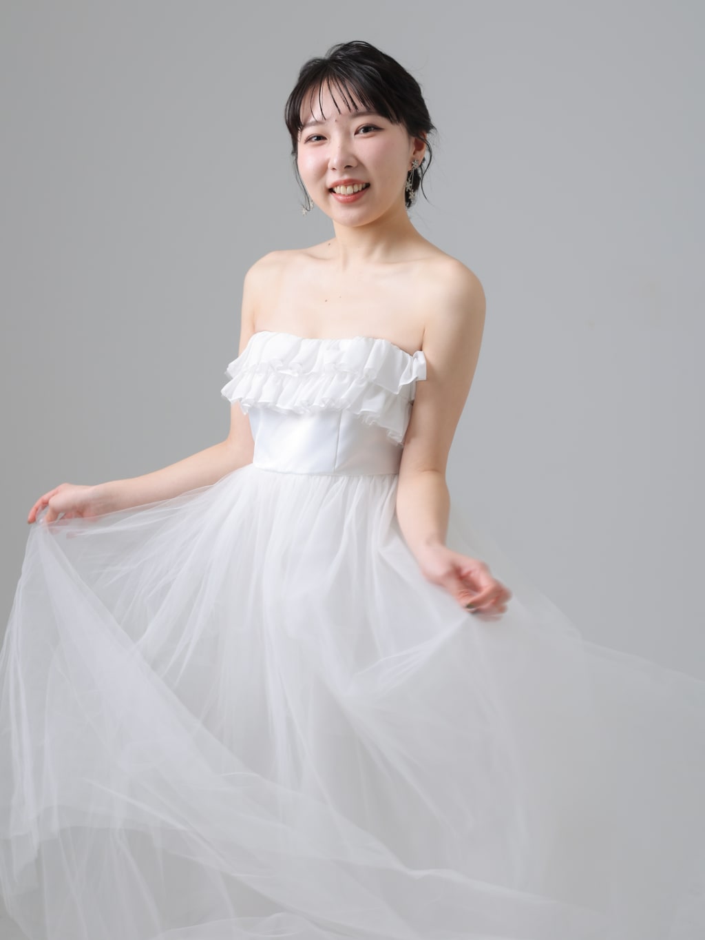 WD02002 LEBERYL チュール　膝丈