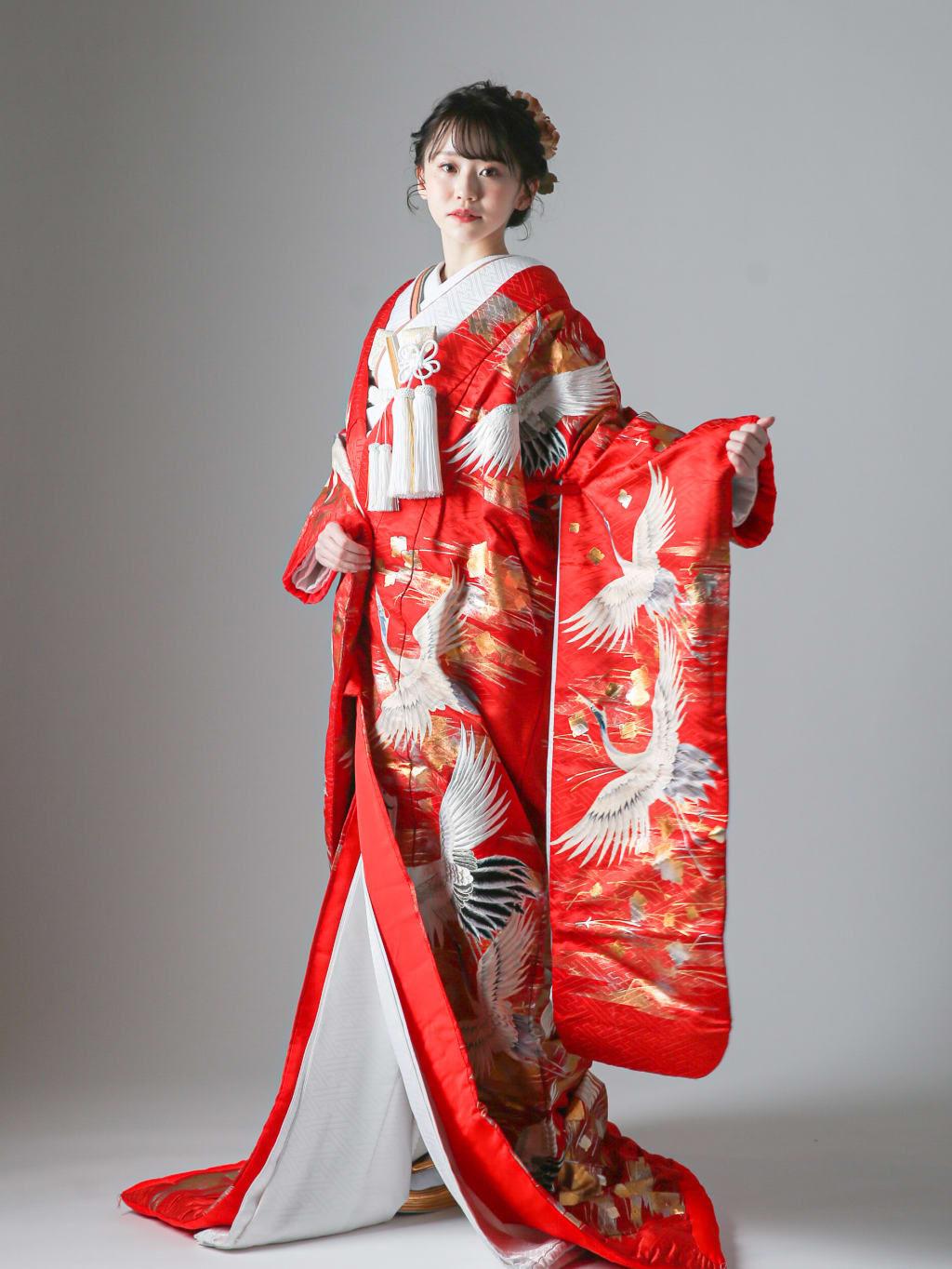 舞鶴 紙散らし 露芝