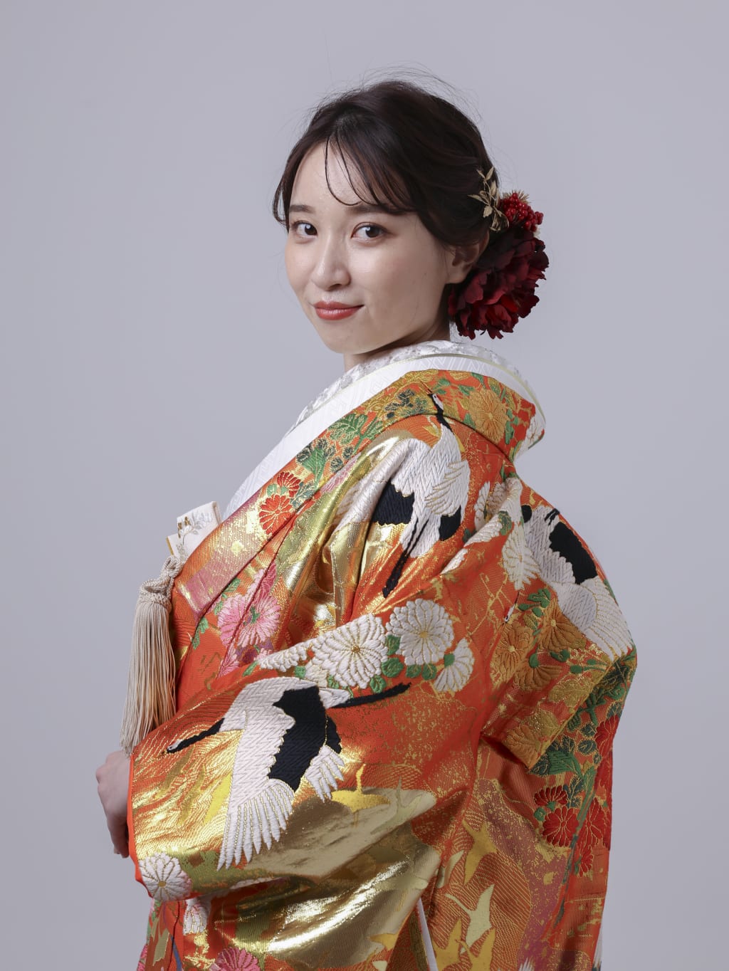 撫子小菊　舞鶴/朱赤IU00876 | デコルテフォトグラフィー | 前撮り・フォトウェディング