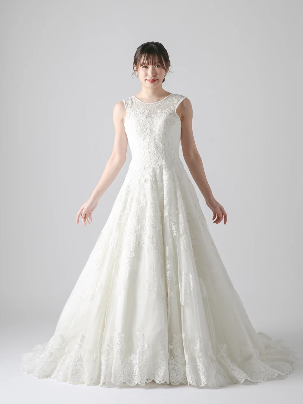 ビーズ縁取りレースフレンチ　総レース | デコルテフォトグラフィー | 前撮り・フォトウェディング