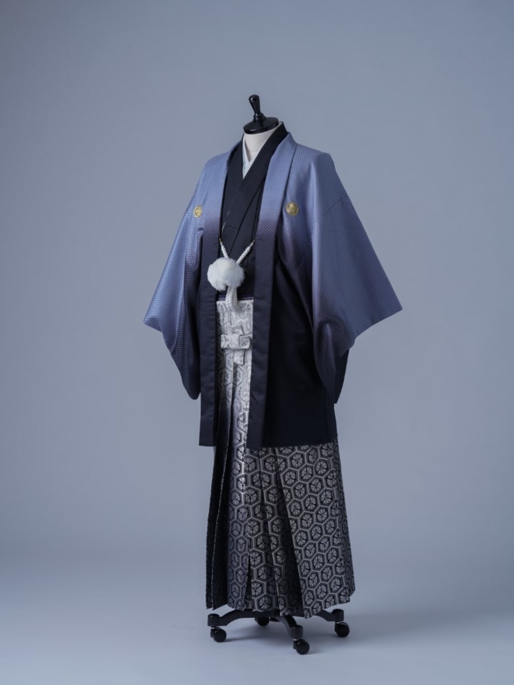 グレーグラデーション×亀甲シルバー＿大宮店 | デコルテフォトグラフィー | 前撮り・フォトウェディング
