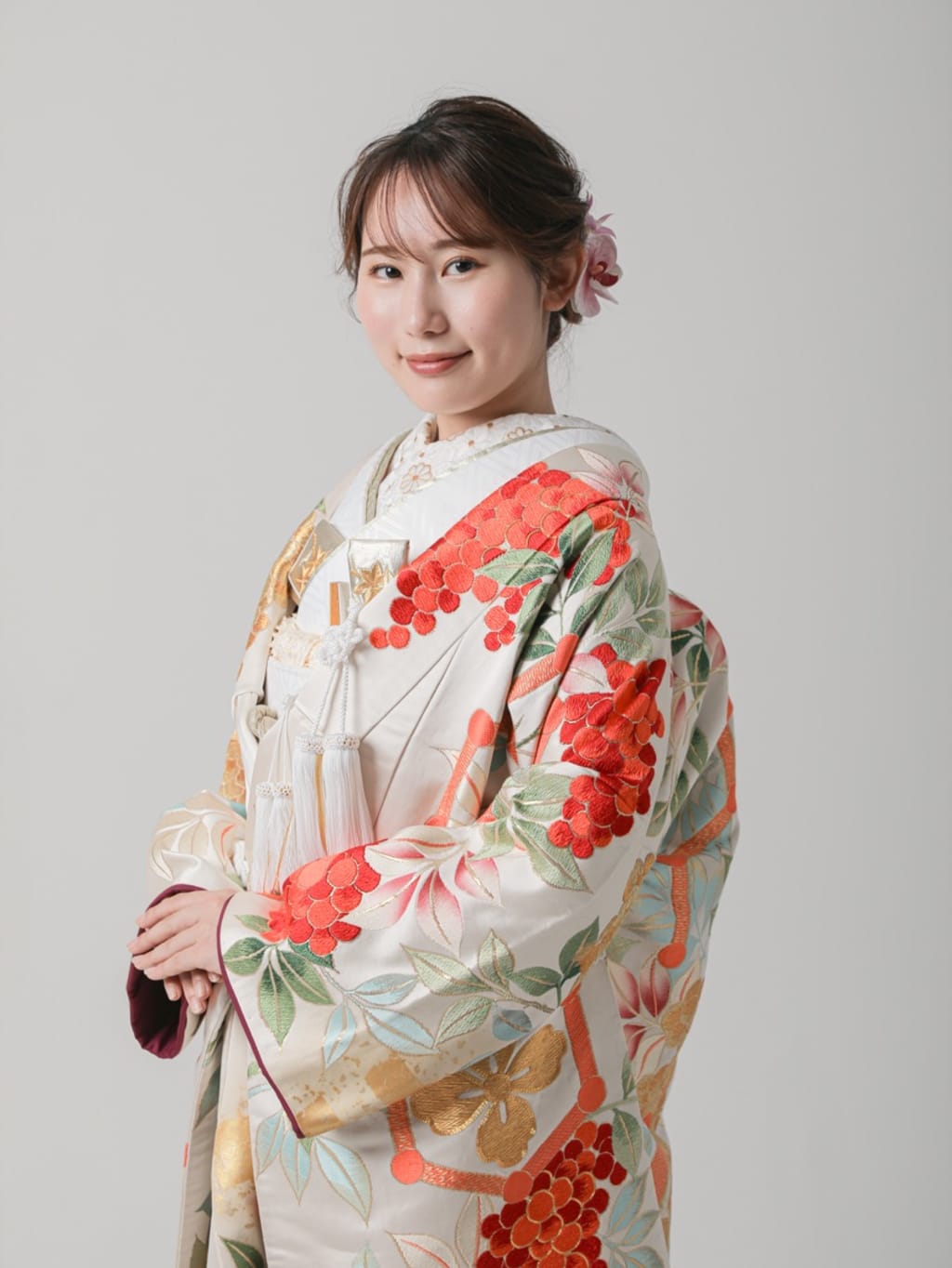 亀甲文　南天　七宝 | スタジオAQUA 千葉船橋店 | 前撮り・フォトウェディング