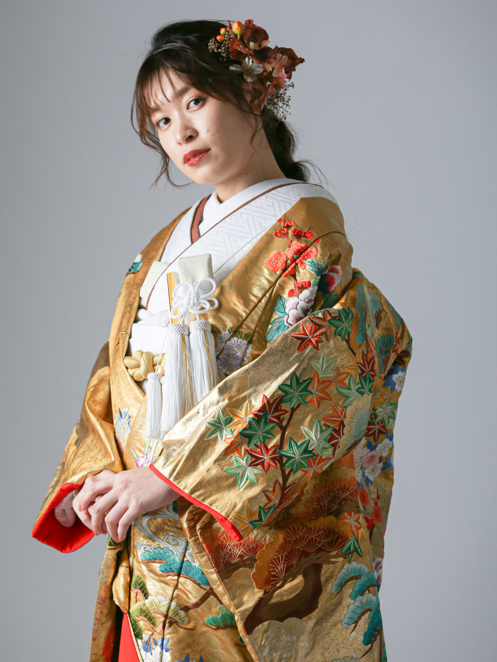 御所車 松 桜 菖蒲 | デコルテフォトグラフィー | 前撮り・フォトウェディング