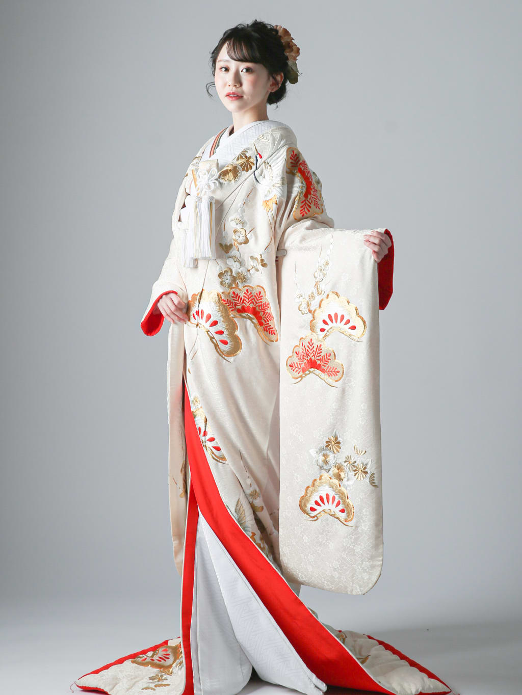 金糸 松 梅 鶴 | デコルテフォトグラフィー | 前撮り・フォトウェディング