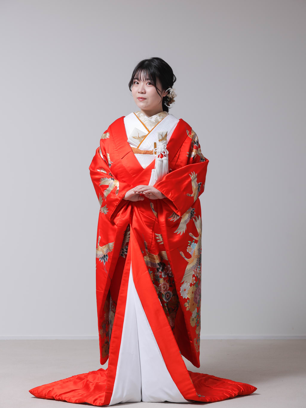 金箔友禅群鶴 | デコルテフォトグラフィー | 前撮り・フォトウェディング