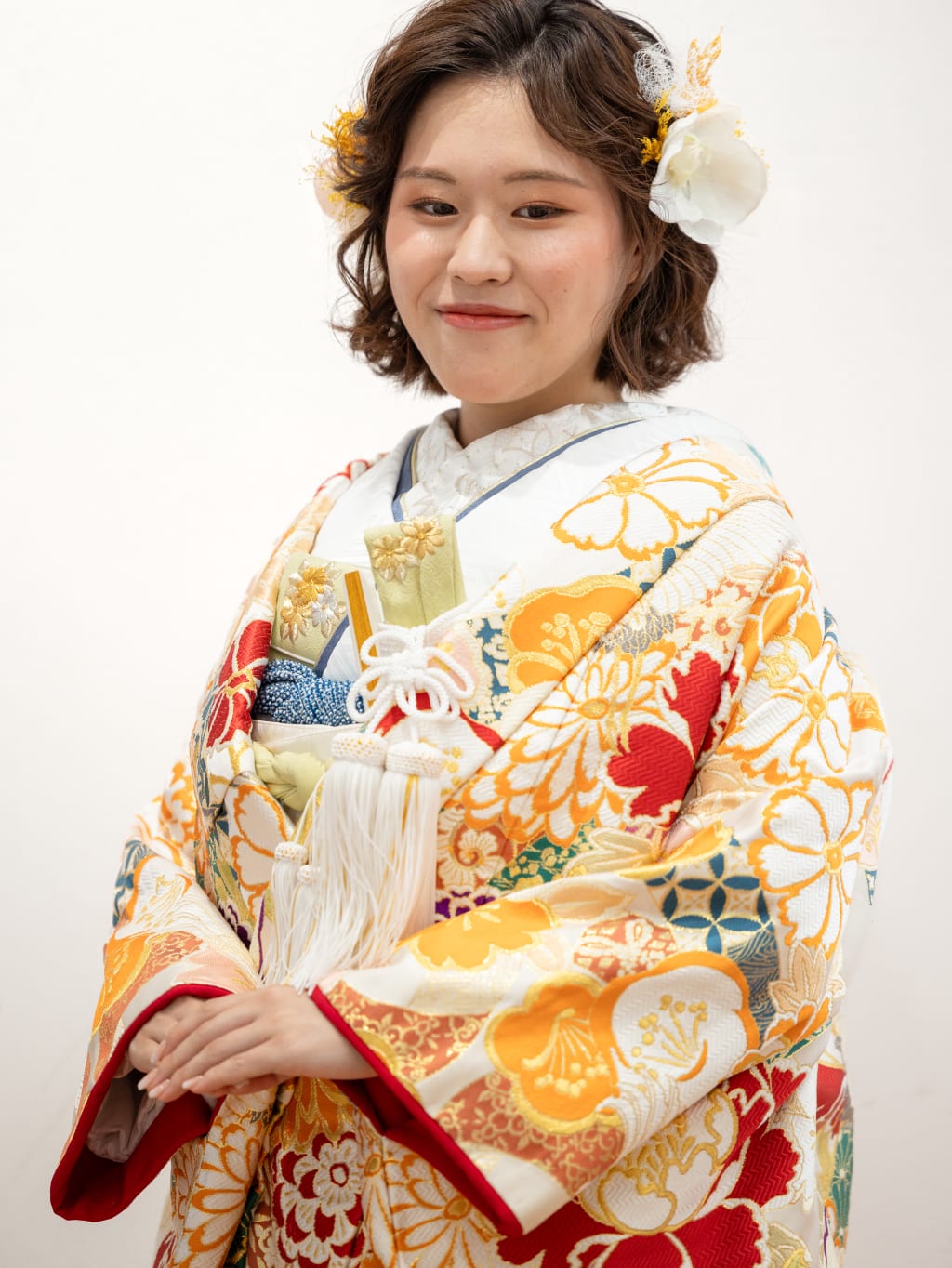 百花熨斗に鶴 | デコルテフォトグラフィー | 前撮り・フォトウェディング