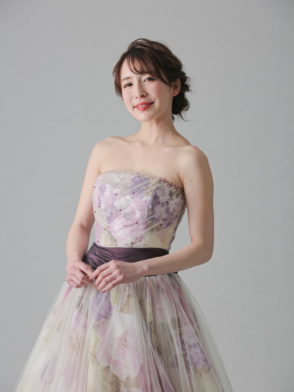 透かし花柄　パールビージング | デコルテフォトグラフィー | 前撮り・フォトウェディング