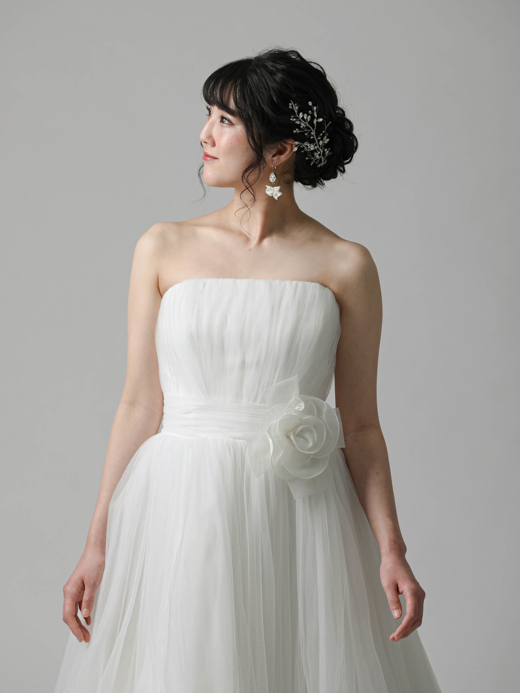 BIGフラワーチュールドレス