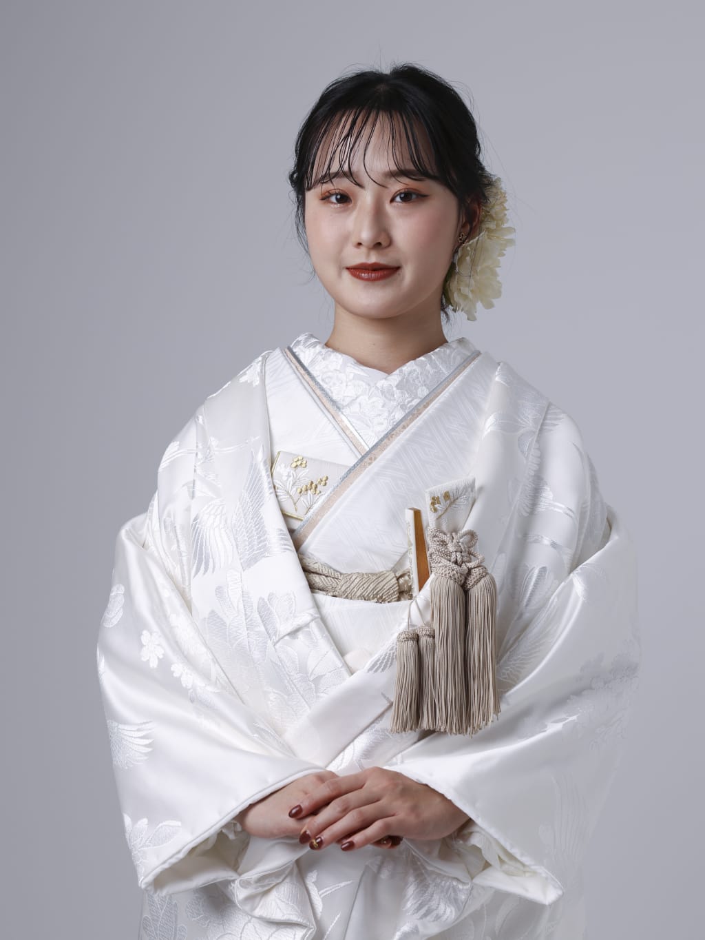 経正　春暁白鶴の讃WU00587 | デコルテフォトグラフィー | 前撮り・フォトウェディング