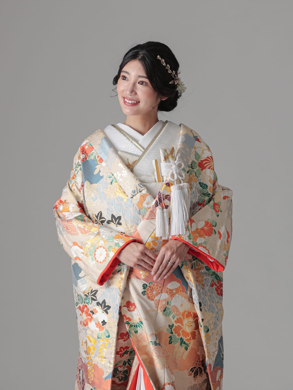 慶長花比べ / クリーム | デコルテフォトグラフィー | 前撮り・フォトウェディング