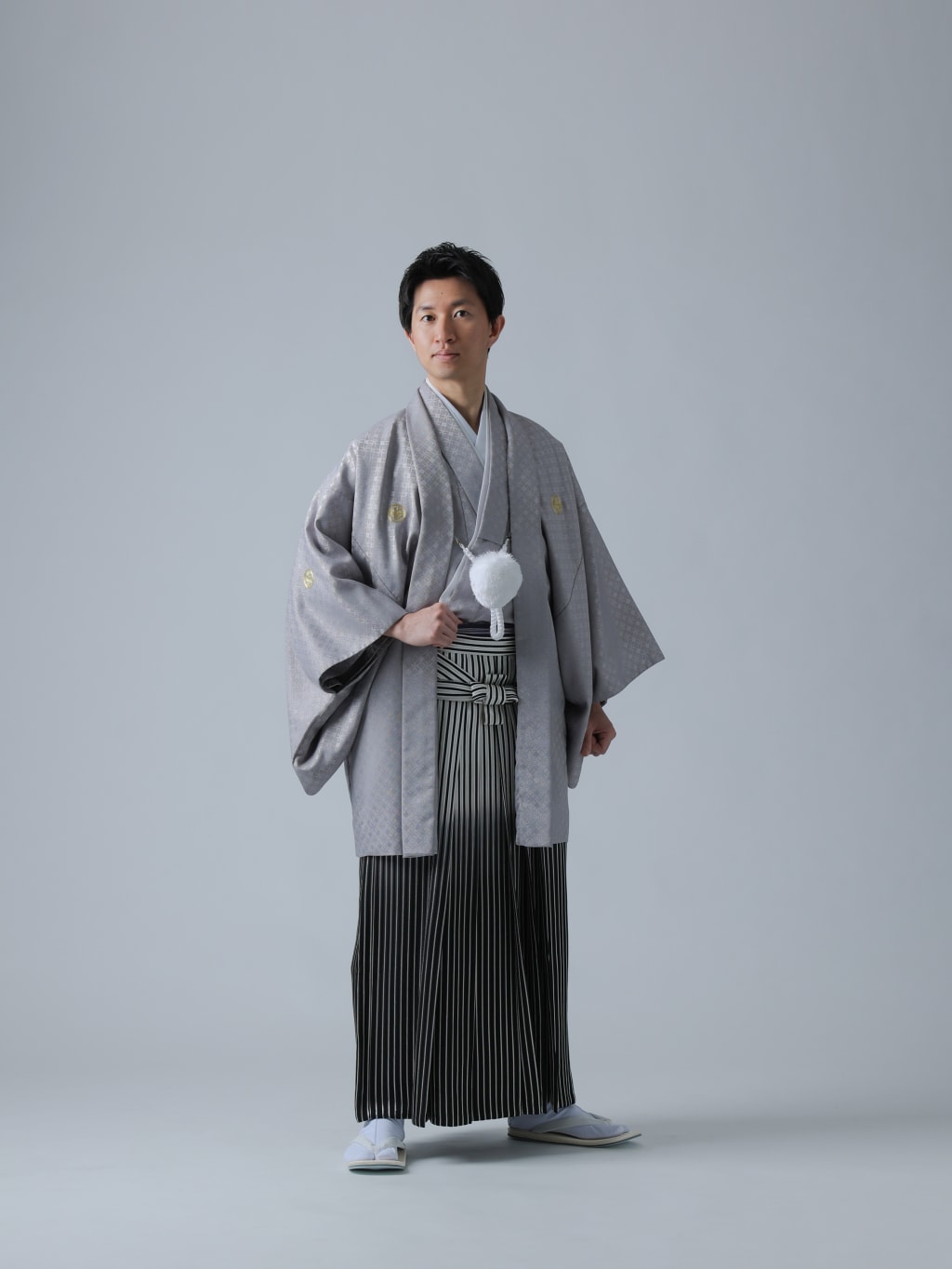 シルバーラメ×グラデーション