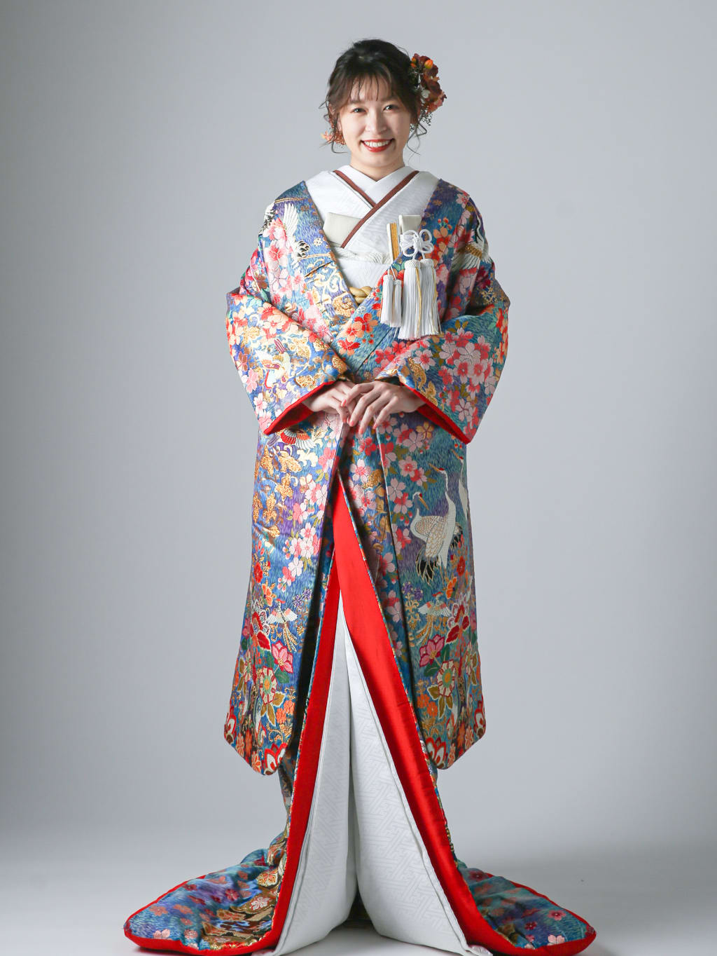 鶴 桜 | デコルテフォトグラフィー | 前撮り・フォトウェディング