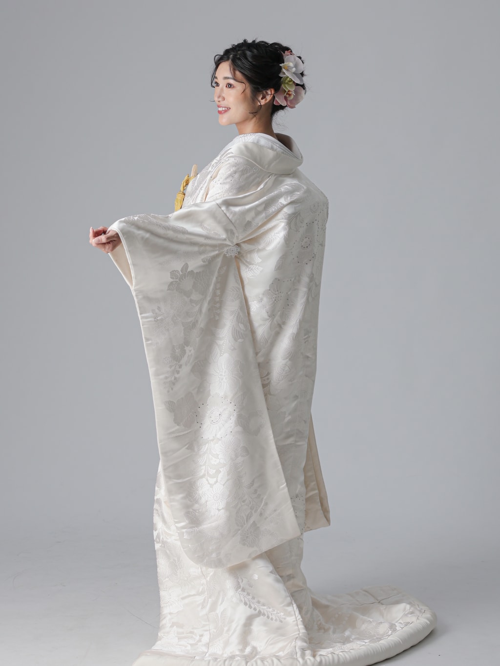 ラインストーン椿/アイボリー | デコルテフォトグラフィー | 前撮り・フォトウェディング