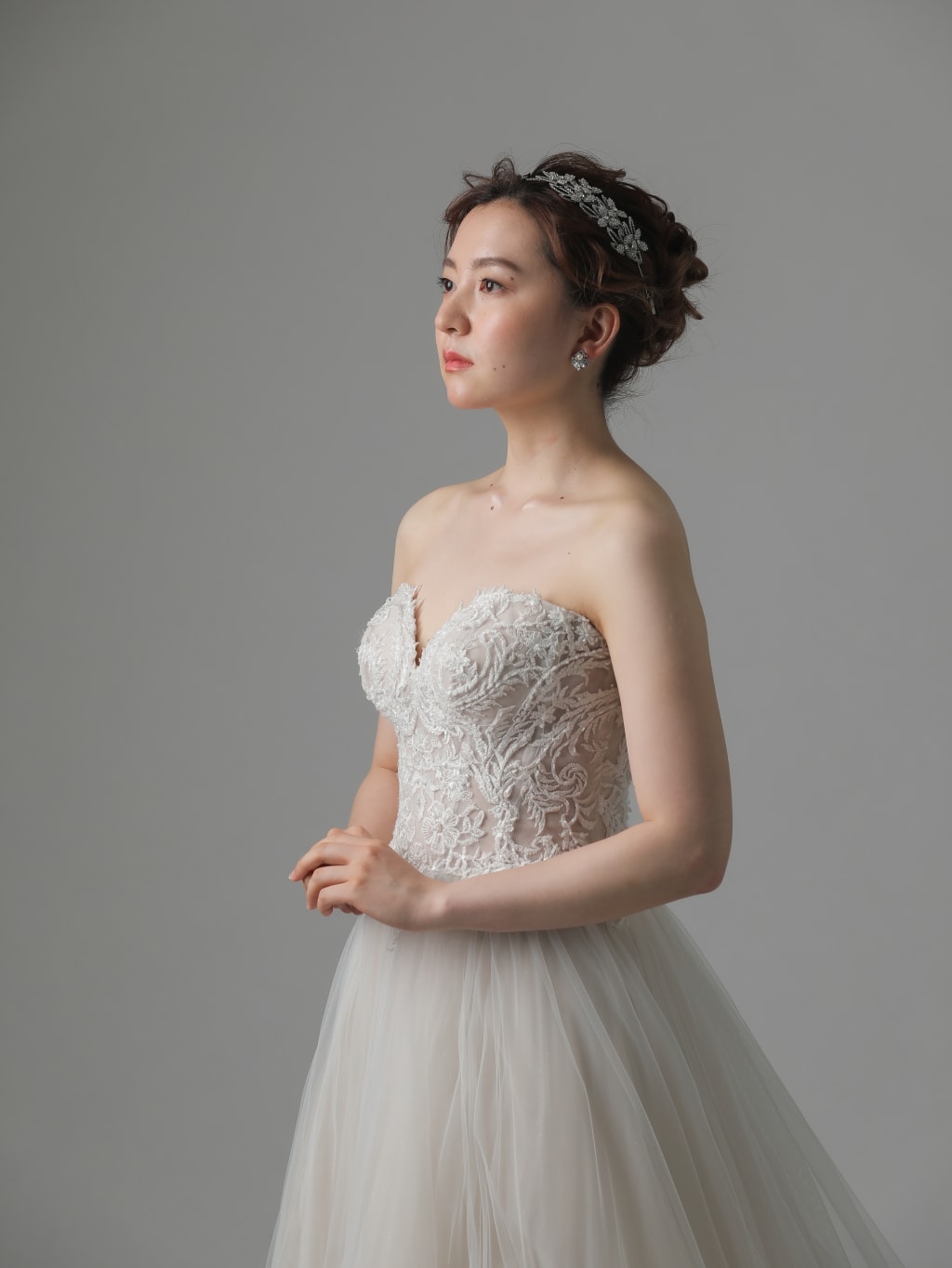 ヌーディーカラーハートカット