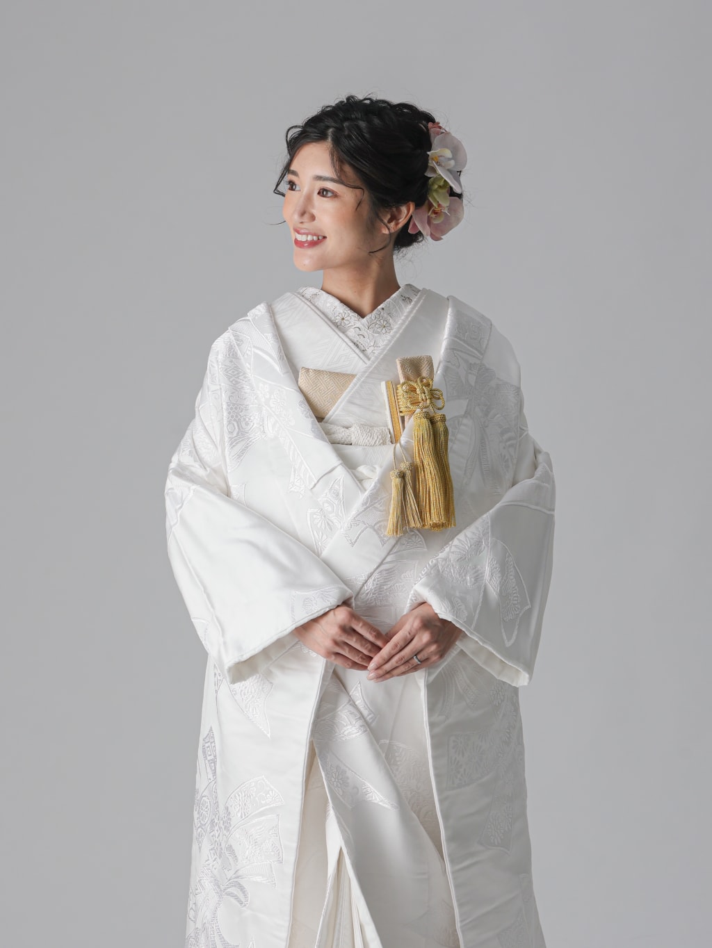 熨斗目/ホワイト | デコルテフォトグラフィー | 前撮り・フォトウェディング