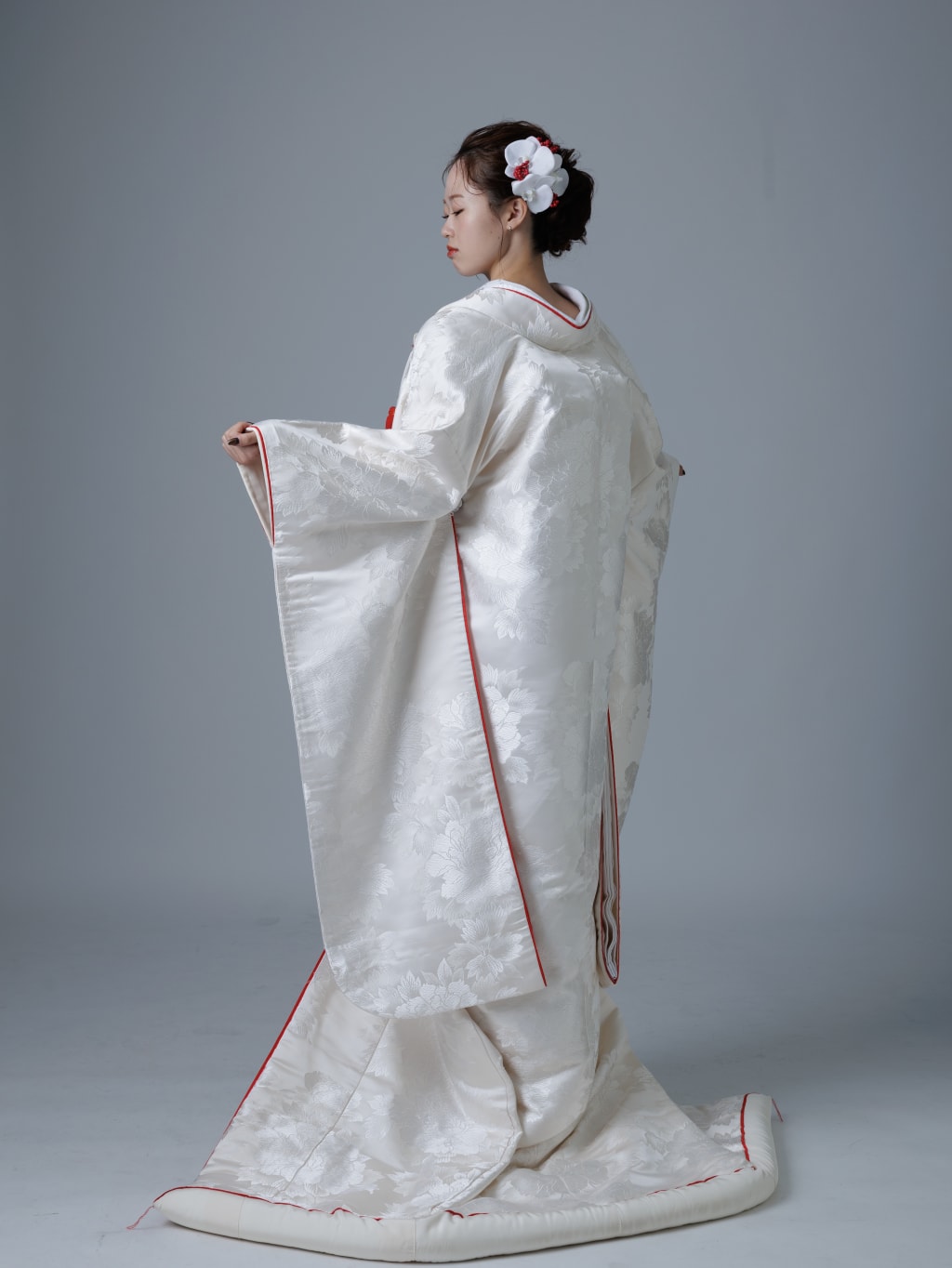 牡丹/衿フキ赤ライン　富貴爛漫 | デコルテフォトグラフィー | 前撮り・フォトウェディング