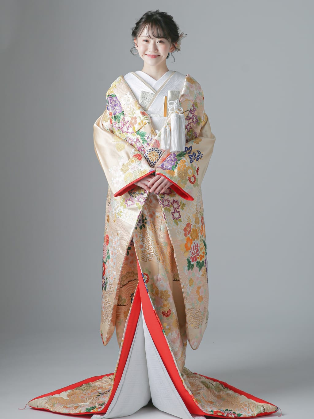 春花錦に波 | デコルテフォトグラフィー | 前撮り・フォトウェディング