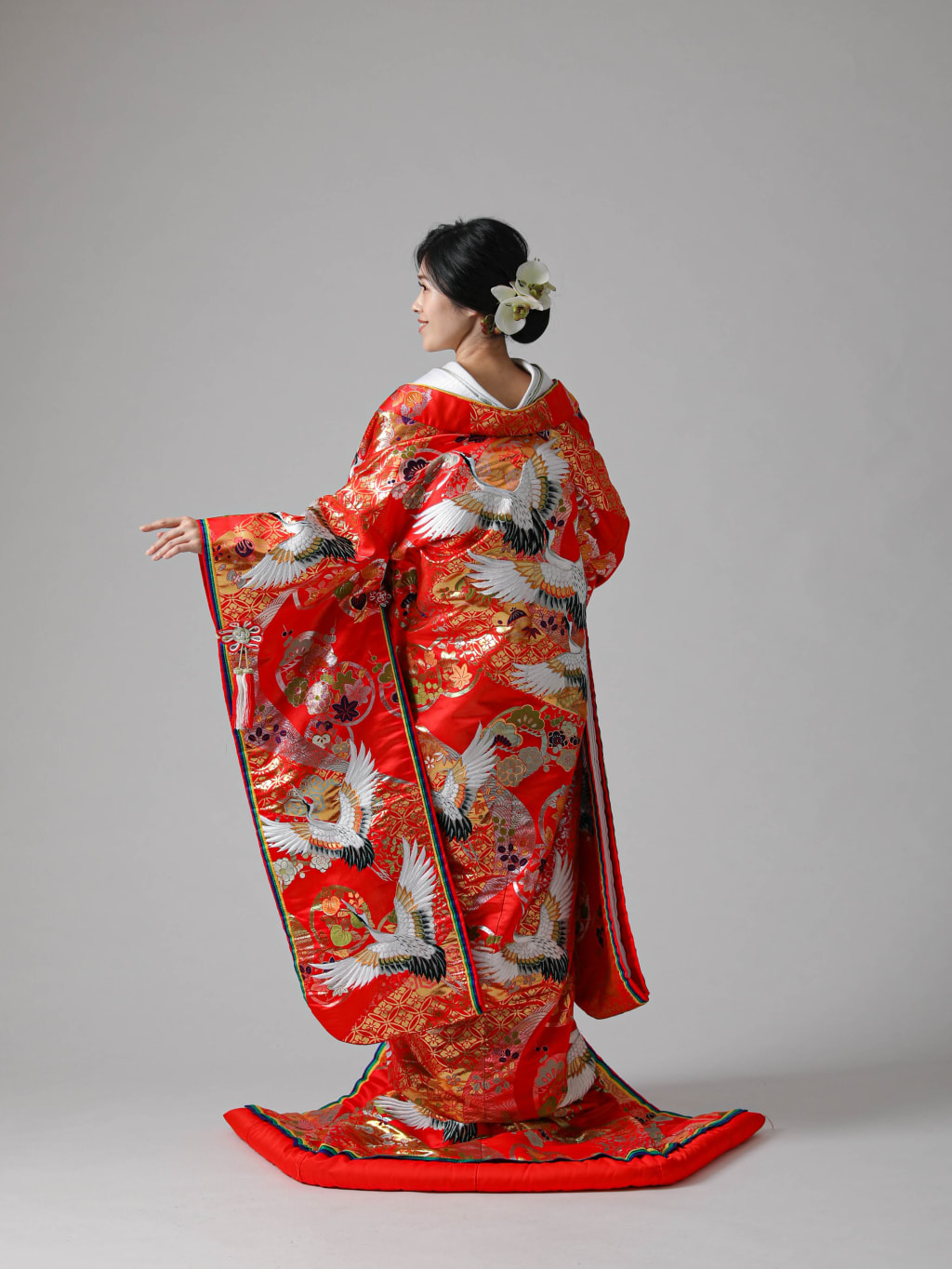 ミニチュア着物打ち掛け十二単風打ち掛け制作過程御予約受付中