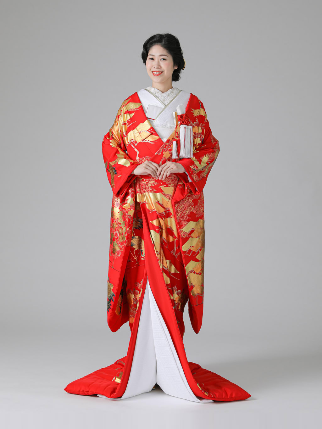 着物 色打掛 カタログ シンプル デコルテフォトグラフィー 前撮り フォトウェディング