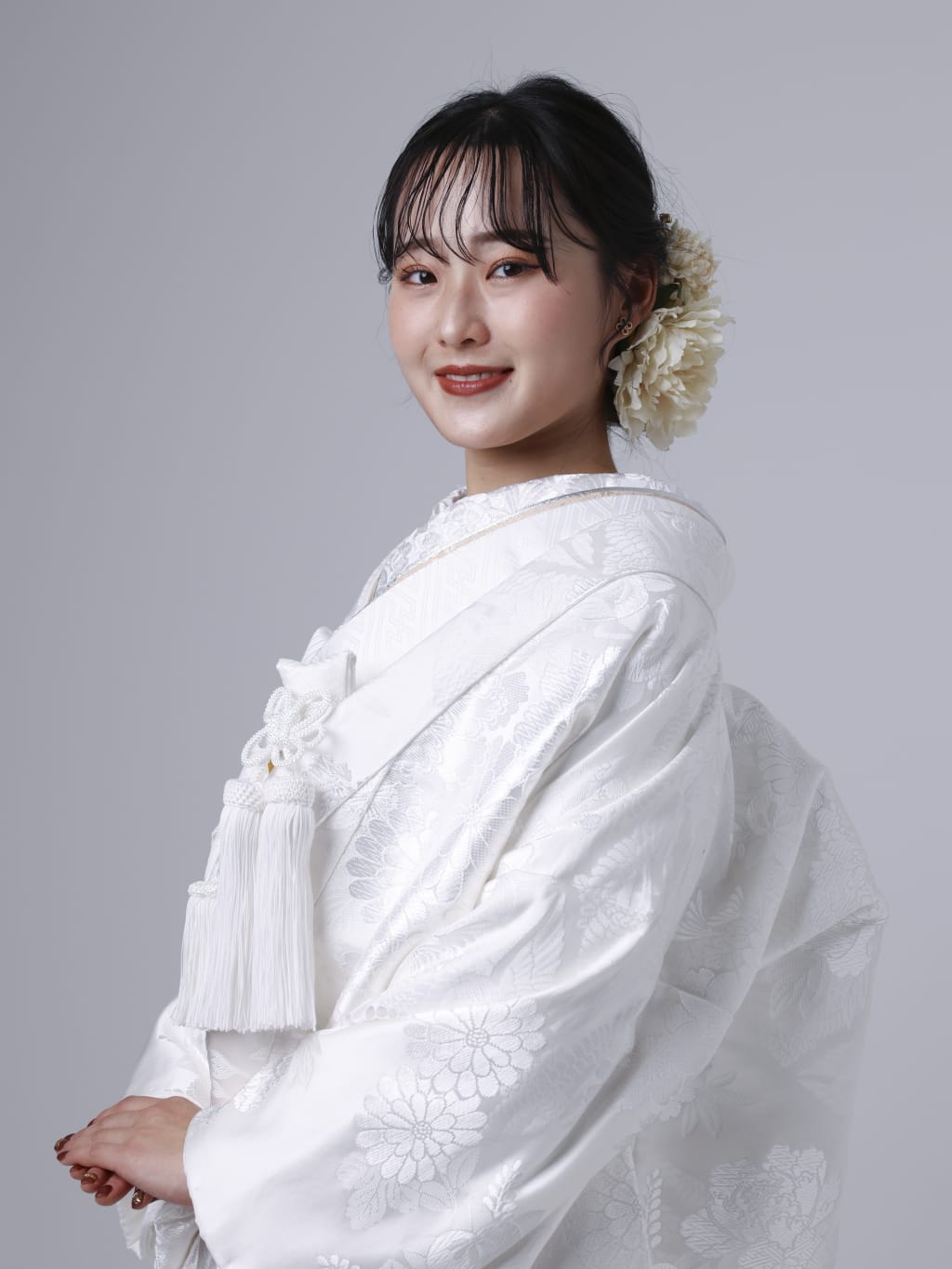 鶴菱取百花紋WU00585 | デコルテフォトグラフィー | 前撮り・フォトウェディング