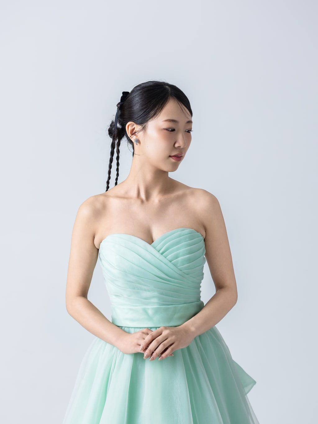 胸元クロスタック ベルト切替/SOP5137F | デコルテフォトグラフィー | 前撮り・フォトウェディング