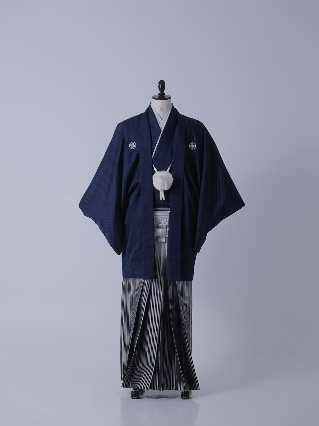  ネイビー紋付×グラデーション袴 | デコルテフォトグラフィー | 前撮り・フォトウェディング