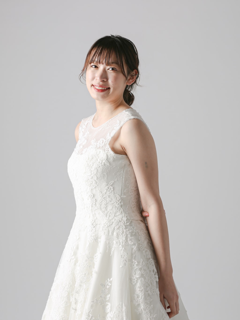 ビーズ縁取りレースフレンチ　総レース | デコルテフォトグラフィー | 前撮り・フォトウェディング