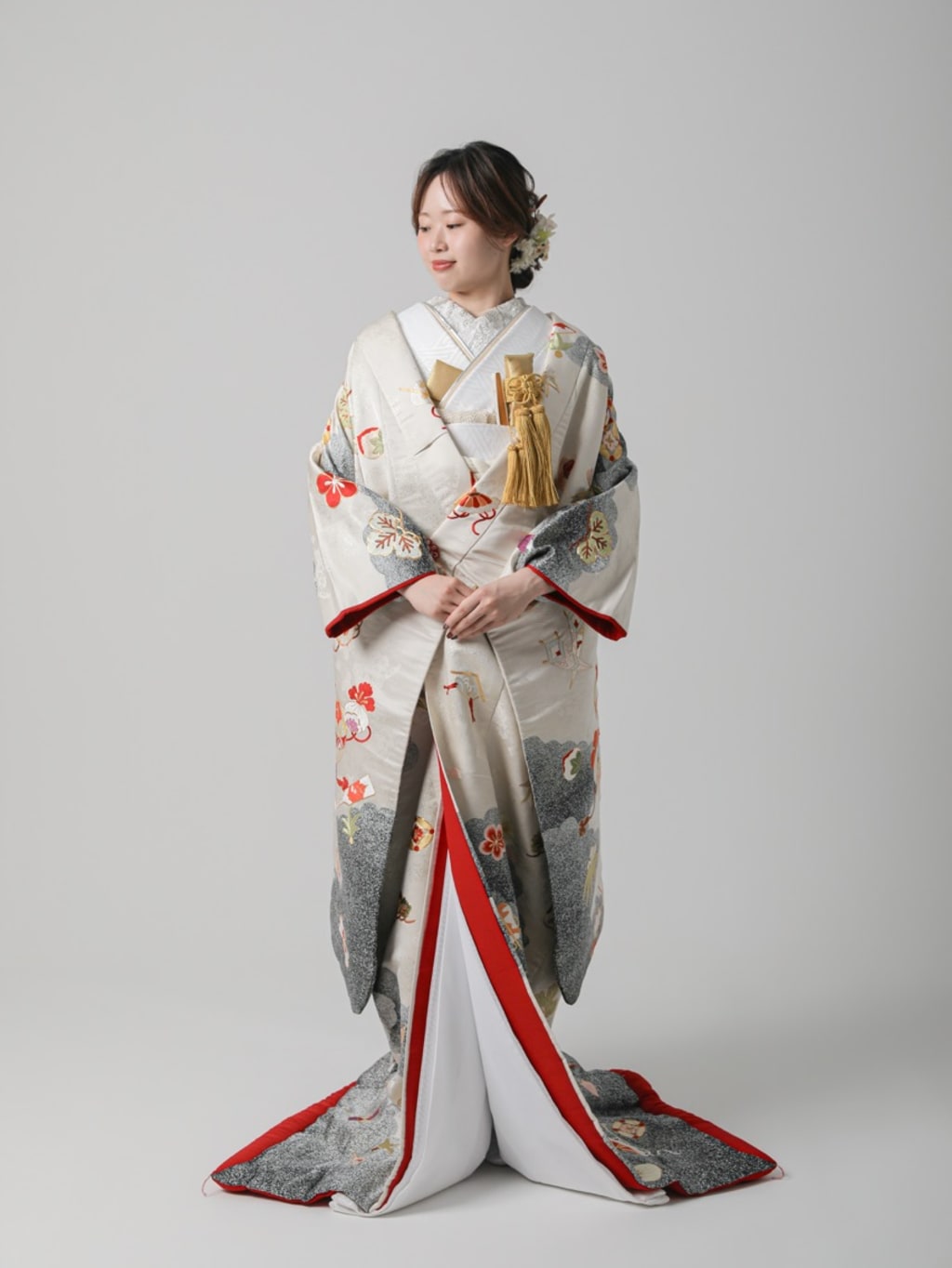 宝づくし　雲取文様 | デコルテフォトグラフィー | 前撮り・フォトウェディング