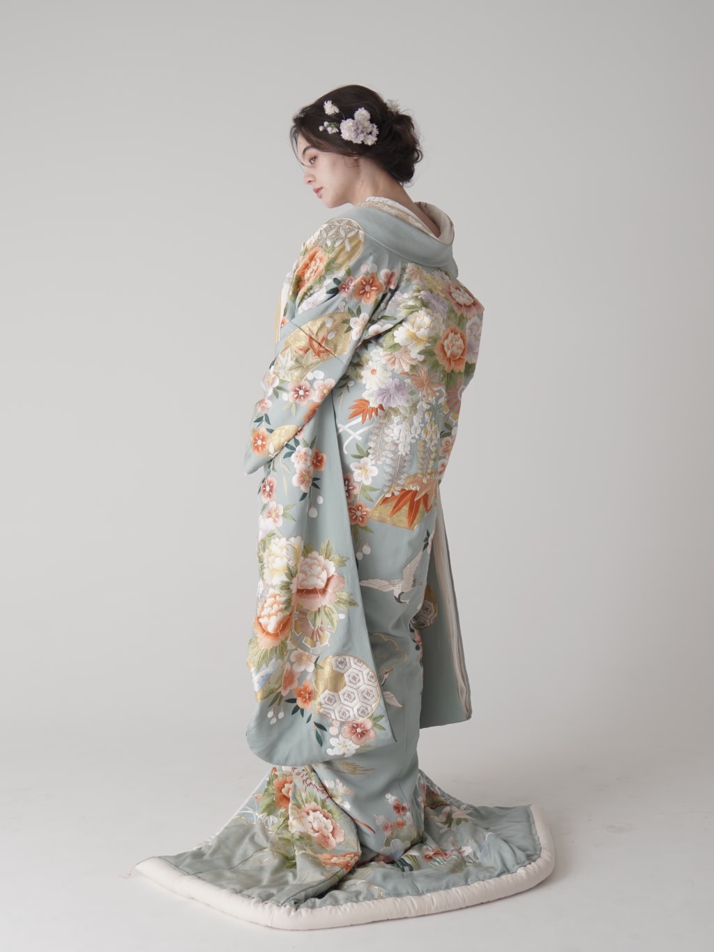 吉祥地紙花車文 | デコルテフォトグラフィー | 前撮り・フォトウェディング