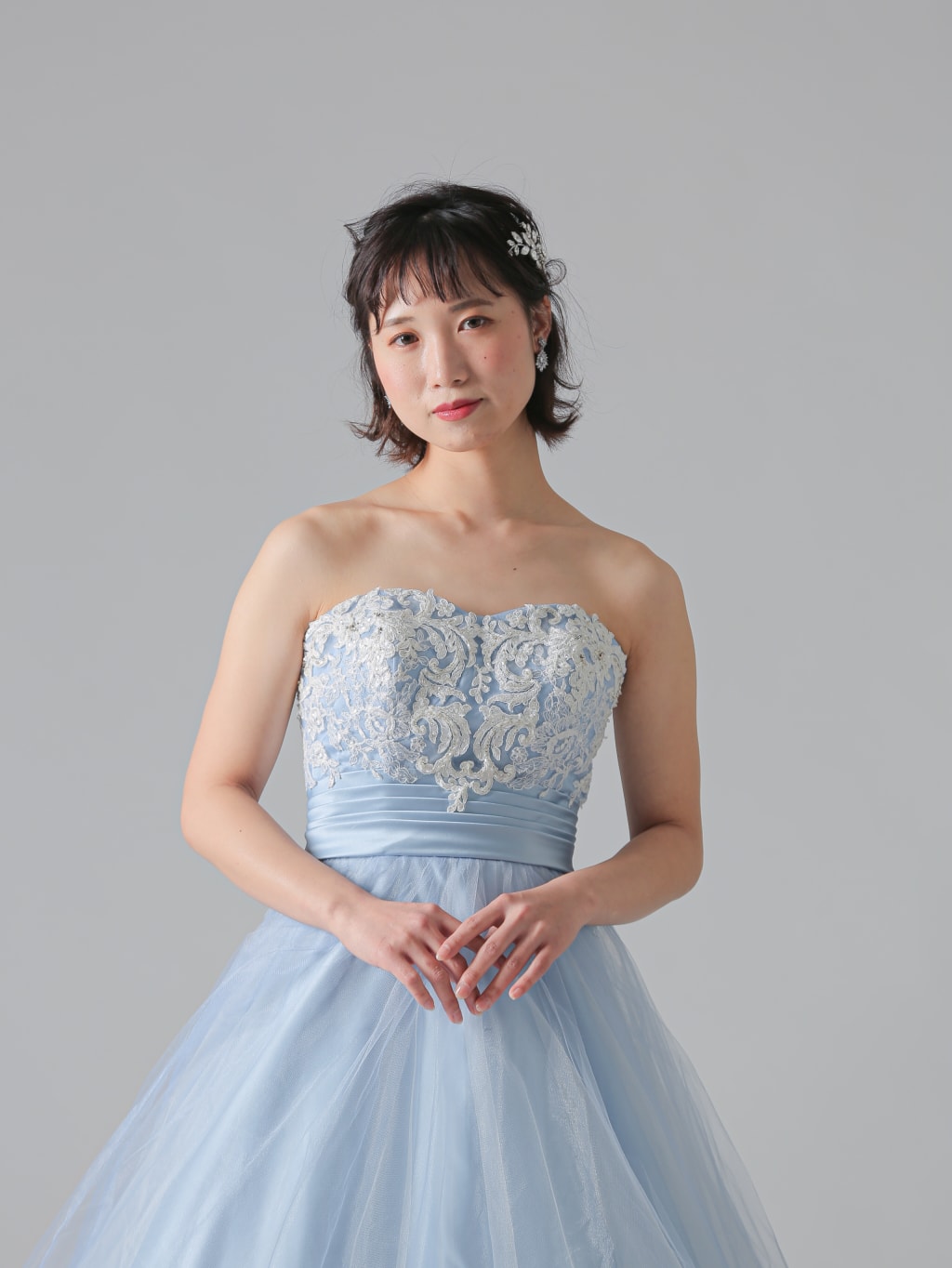 トップスタックベルト切替(ブルー)＿福岡店 | デコルテフォトグラフィー | 前撮り・フォトウェディング