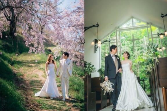 洋装 軽井沢ロケーション＋チャペルフォト